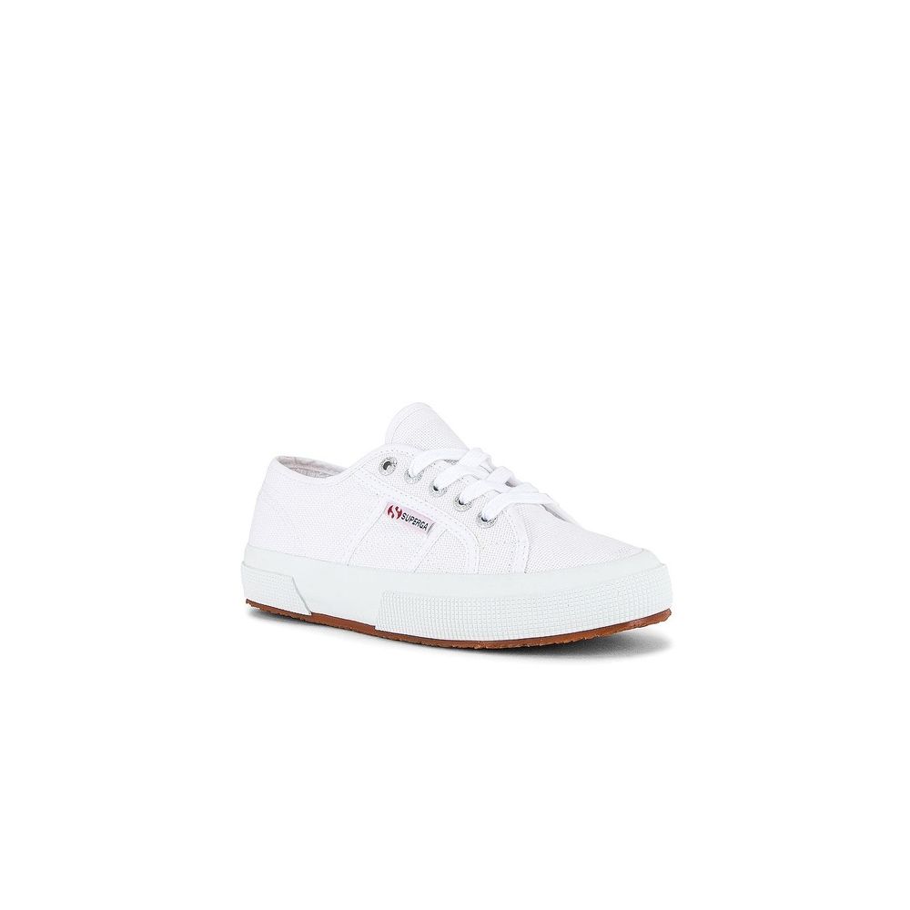 Superga White Canvas Low-Top Sneakers - Picture 2 of 10